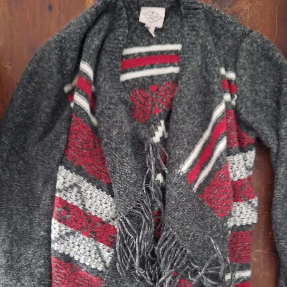 St. John's Bay Open Front Waterfall Cardigan Sweater
